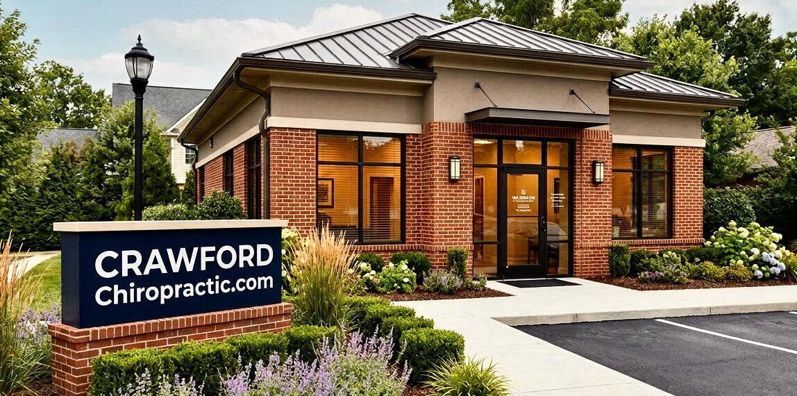 Crawford Chiropractic CrawfordChiropractic.com signage